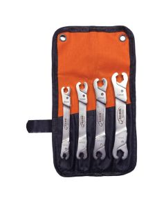 SRRRLW450 image(0) - S.U.R.&R. RLW450 Ratcheting Line Wrench Set of 2- SAE/Metric