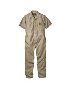 VFI3339KH-RG-M image(0) - Workwear Outfitters Short Sleeve Coverall Khaki, Medium