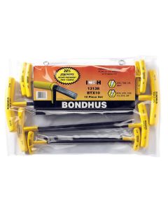 BND13146 image(0) - Bondhus Corp. 6pc Set BallDrv T-Hnds 5/32-3/