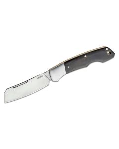 KER4384 image(0) - Kershaw Parley Manual Open Slipjoint Cleaver Blade EDC Folding Pocket Knife - Black