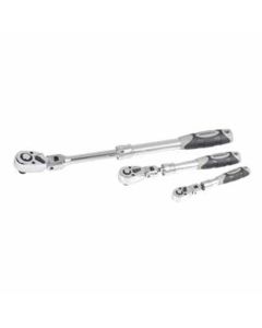 JSP96753 image(0) - J S Products (steelman) 3pc Ext. Flex Head Ratchet Set