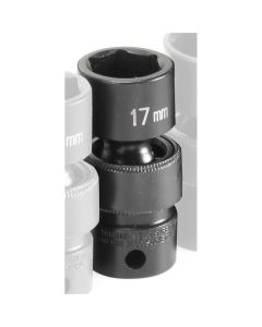 GRE1017UM image(0) - Grey Pneumatic SOC 17MM 3/8D IMP UNIV 6PT