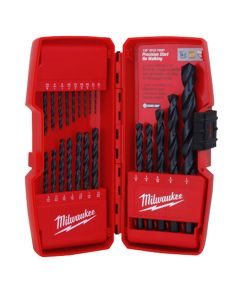 MLW48-89-2801 image(0) - Milwaukee Tool THUNDERBOLT BLACK OXIDE JOBBER LENGTH 21-PC DRILL BIT SET IN CASE