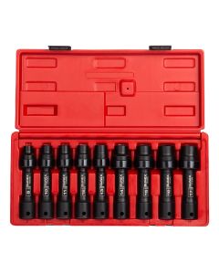 SUN2695 image(0) - Sunex 9-Piece 1/2 in. Drive 12-Point Metric