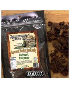 THS619793-183694 image(0) - Smokehouse Jerky Volcanic Jalapeno Beef Jerky 3  Ounce - Beef Jerky