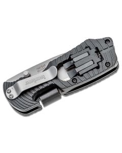 KER1920 image(3) - Kershaw Select Fire Multi-Function Manual Opening Liner Lock Drop Point Blade EDC Folding Pocket Knife - Gray