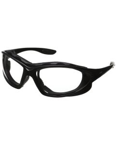 UVXS0600 image(0) - Uvex SEISMIC BLACK FRAME CLEAR LENS