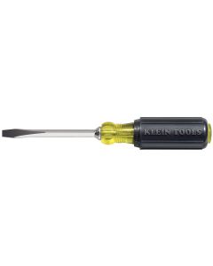 KLE600-4 image(0) - Klein Tools Screwdriver Cushn-Grip Sq-Shank Keystone 1/4"x4"