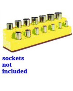 MTS1483 image(0) - Mechanic's Time Savers SOC HOL 3/8 IMP M YELLOW NEON 14 HOL