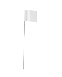 Milwaukee Tool 2.5 in. x 3.5 in. White Flag Stakes