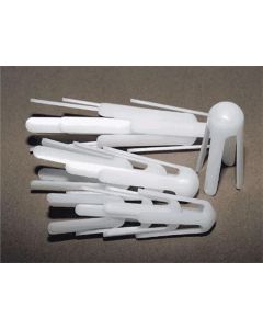 CSU431017 image(0) - Chaos Safety Supplies White Plastic Finger Splint Assortment (Pack of 12