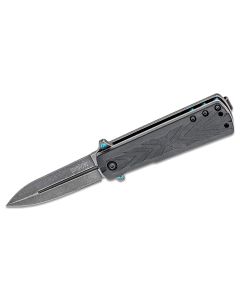 KER3960 image(1) - Kershaw Barstow Assisted Open Liner Lock Spear Point Blade EDC Folding Pocket Knife with BlackWash Finish - Black