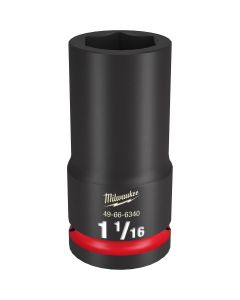 Milwaukee Tool SHOCKWAVE Impact Duty  3/4"Drive 1-1/16" Deep 6 Point Socket