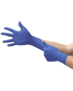 MFX6034300-CASE image(0) - Microflex Nit Disp Gloves NL PF Exam Blue X-Small Case/2000 units