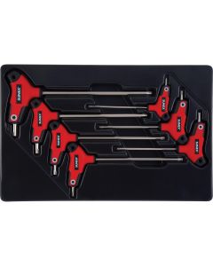 SUN9857T image(0) - Sunex 7-Piece T-Handle, Star Hex Key Set