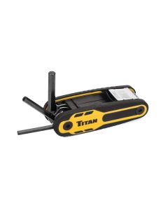 TIT12771 image(2) - Titan 8 pc. Locking Metric Hex Key Set