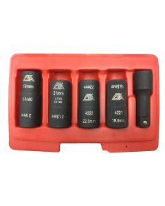 CTA1463 image(0) - CTA Manufacturing 5 Piece Flip Socket Set