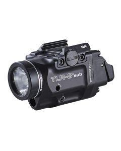 STL69419 image(0) - Streamlight TLR-8 sub Rail Mounted Tactical Light with Red Laser for GLOCK 43X/48 MOS and 43X/48 Rail Handguns, Black