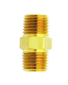 Milton Industries M. Hex Nipple, 1/4" NPT