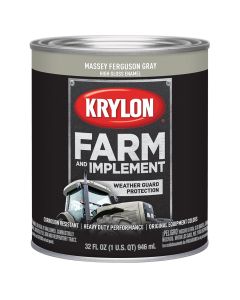 DUP2031 image(0) - Krylon Massey Ferguson Gray 32 oz. Quart