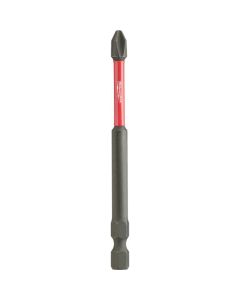 MLW48-32-4191 image(0) - Milwaukee Tool SHOCKWAVE 3-1/2" Impact Phillips #2 Power Bits (25 Pk)