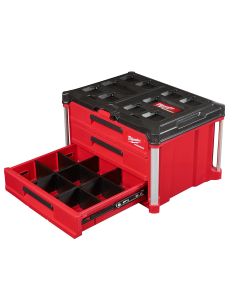 MLW48-22-8443 image(0) - Milwaukee Tool PACKOUT 3-Drawer Tool Box