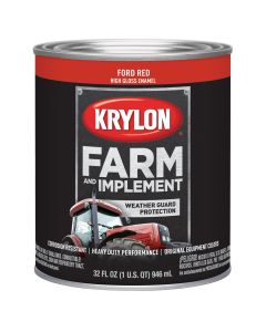 DUP2029 image(0) - Krylon Ford Red 32 oz. Quart