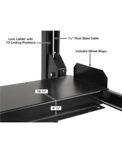 ATEATTD-APEX8 image(9) - Atlas Equipment Apex 8 ALI Certified Hobbyist 8,000 lb. Capacity 4-Post Lift (WILL CALL)