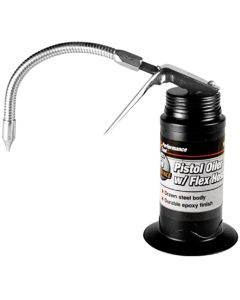 WLMW54265 image(0) - Wilmar Corp. / Performance Tool 6oz Pistol Oiler w/ Flex Hose