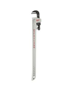 MLW48-22-7213 image(1) - Milwaukee Tool 10L Aluminum Pipe Wrench with POWERLENGTH Handle