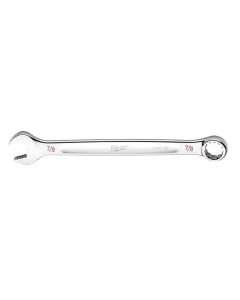 MLW45-96-9428 image(1) - Milwaukee Tool 7/8" SAE Combination Wrench, 12-Point, Steel, Chrome, Ergonomic, I-Beam Handle