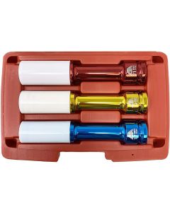 CTA7069 image(0) - CTA Manufacturing 3 Piece Extended Lug Nut Socket Set