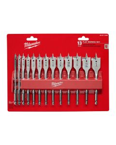 MLW48-27-1520 image(0) - Milwaukee Tool 13PC Flat Boring Bit Set