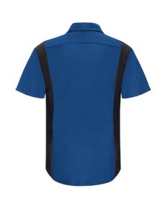 VFISY32RB-RG-XL image(0) - Workwear Outfitters Men's Long Sleeve Perform Plus Shop Shirt w/ Oilblok Tech Royal Blue/Black