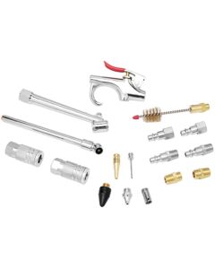 WLMM611 image(0) - Wilmar Corp. / Performance Tool 17 Pc Air Accessory Kit