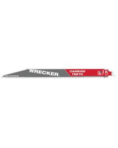 MLW48-00-5343 image(1) - Milwaukee Tool 12" 6 TPI THE WRECKER with Carbide Teeth SAWZALL Blade 3PK