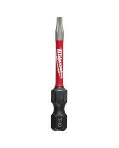 MLW48-32-4182 image(0) - Milwaukee Tool SHOCKWAVE 2" Impact Torx T10 Power Bits (25 Pk)