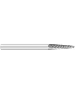 KnKut KnKut SL-42 8&deg; Included Carbide Burr 1/8" x 1/2" x 1-1/2" OAL with 1/8" Shank