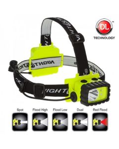 Bayco BAYCO NIGHTSTICK CREE LED HEADL AMP WHITE AND RED LED'S HI-VIZ GREEN BASE