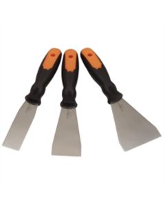 VIMSS7100 image(0) - VIM Tools 3-Piece Flexible Stainless Steel Putty Knife Set