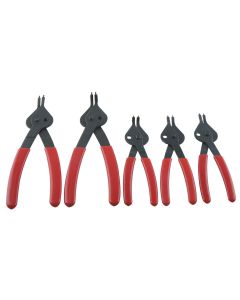 KTI55001 image(0) - K Tool International Pliers Set Snap Ring Reversible 5 pc