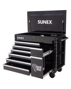 SUN8065PCBK image(0) - Sunex Juic-d Box 7 Drawer Power Cart w/Dedicated power tool storage and Power