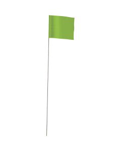 Milwaukee Tool 2.5 in. x 3.5 in. Green Stake Flags