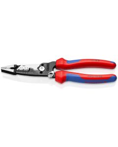 KNI13-72-8-SBA image(0) - KNIPEX Forged Wire Strippers packaged in clam shell- Multi-Component Handle