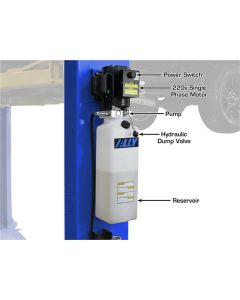 ATEAP-PVL9BP-FPD image(9) - Atlas Platinum PVL9BP ALI Certified Commercial Baseplate 9,000 lb. Capacity 2-Post Lift