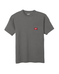 MLW605G-S image(6) - Milwaukee Tool GRIDIRON Pocket T-Shirt - Short Sleeve Gray S