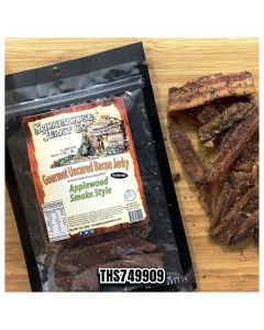 THS602822-749909 image(0) - Smokehouse Jerky Applewood Smoke Bacon Jerky 2  Ounce - Bacon Jerky