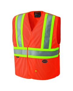 SRWV2510850U-23XL image(0) - Pioneer Pioneer - Flame Resistant Hi-Viz Vest - Hi-Viz Orange - Size 2X/3X