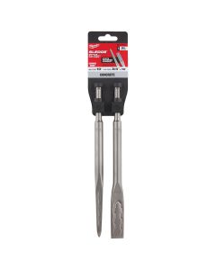 MLW48-62-6080 image(0) - Milwaukee Tool SDS PLUS SLEDGE Bull Point & Flat Chisel 2 Pack