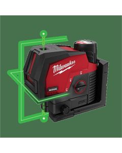 MLW3622-21 image(1) - Milwaukee Tool M12 Green Cross Line & Plumb Points Laser Kit